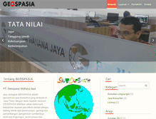 Tablet Screenshot of geospasia.com